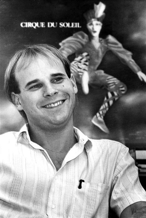 Guy Laliberté en 1988 à Toronto Guy Laliberté en 1988 à Toronto