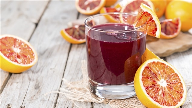 Cocktail aux oranges sanguines Cocktail aux oranges sanguines