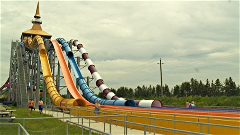 Le parc aquatique Calypso, à Limoges, dans l'Est ontarien. Le parc aquatique Calypso, à Limoges, dans l'Est ontarien.