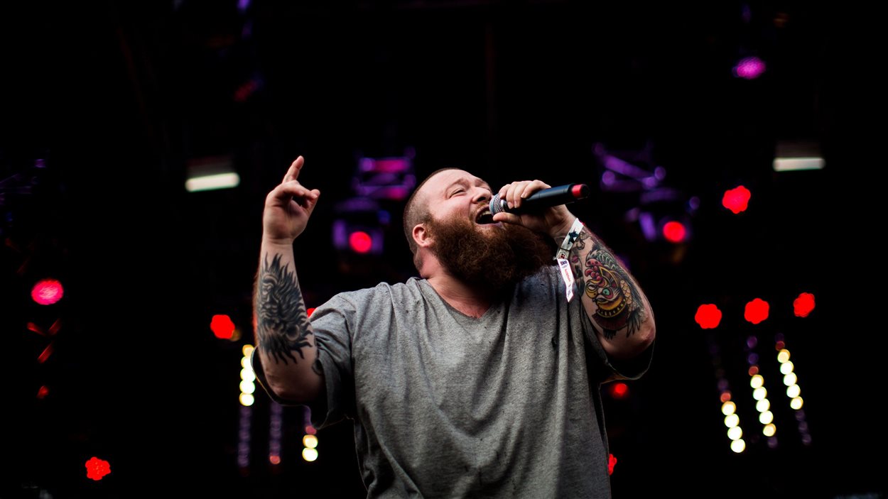 Le rappeur américain Action Bronson Le rappeur américain Action Bronson