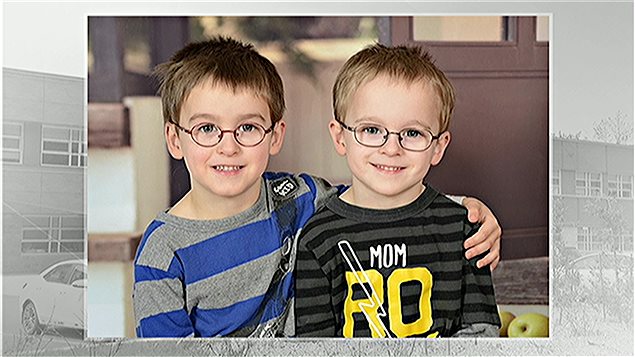 Les jumeaux Loïc et Logan. Les jumeaux Loïc et Logan.