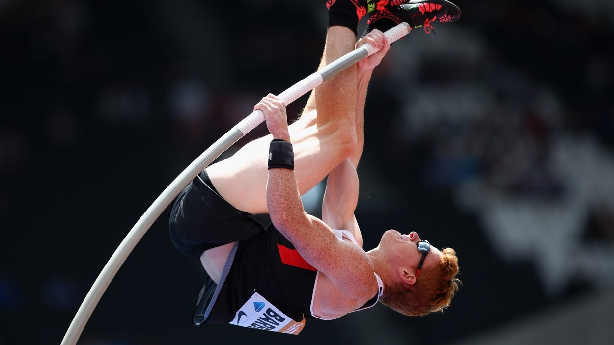 Shawn Barber à la perche Shawn Barber à la perche