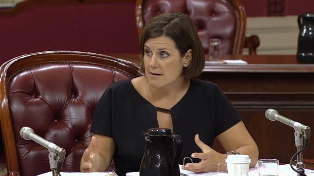 La ministre de la Justice, Stéphanie Vallée, aux audiences sur le projet de loi 59 La ministre de la Justice, Stéphanie Vallée, aux audiences sur le projet de loi 59
