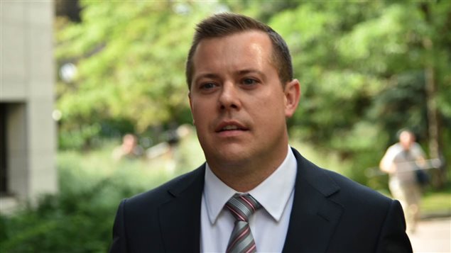 L'ex-directeur de la gestion des enjeux au sein du cabinet de Stephen Harper, Chris Woodcock L'ex-directeur de la gestion des enjeux au sein du cabinet de Stephen Harper, Chris Woodcock