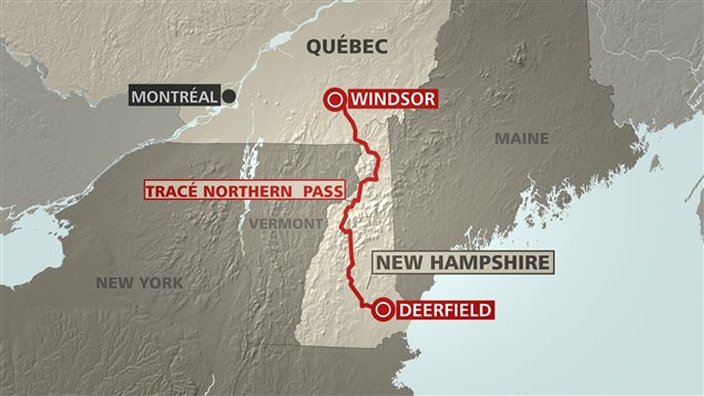 Le tracé Northern Pass Le tracé Northern Pass