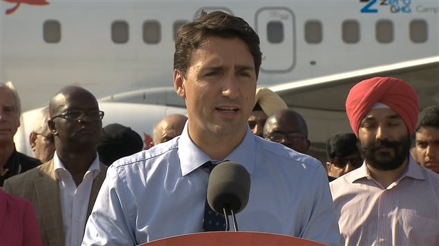 Le chef du PLC, Justin Trudeau Le chef du PLC, Justin Trudeau