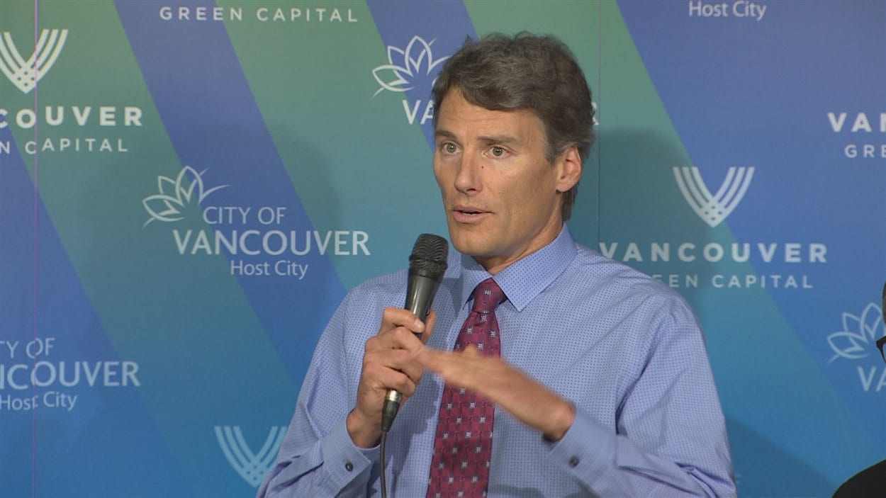 Le maire Gregor Robertson Le maire Gregor Robertson