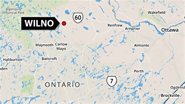 Wilno est située à environ 175 kilomètres à l'ouest d'Ottawa. Wilno est située à environ 175 kilomètres à l'ouest d'Ottawa.