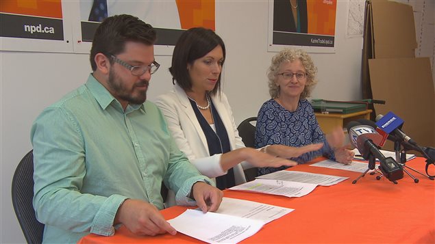 Dany Morin, Karine Trudel et Gisèle Dallaire Dany Morin, Karine Trudel et Gisèle Dallaire