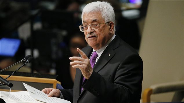 Le président de l'Autorité palestinienne Mahmoud Abbas à la tribune des Nations unies à New York. Le président de l'Autorité palestinienne Mahmoud Abbas à la tribune des Nations unies à New York.