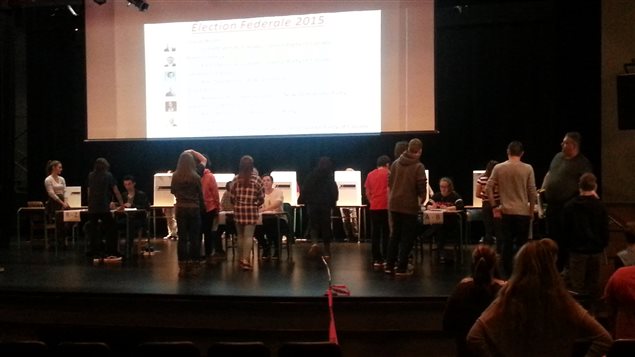 Pendant leur cours de mathématiques, les jeunes se rendent à l'auditorium pour faire leur choix. Pendant leur cours de mathématiques, les jeunes se rendent à l'auditorium pour faire leur choix.
