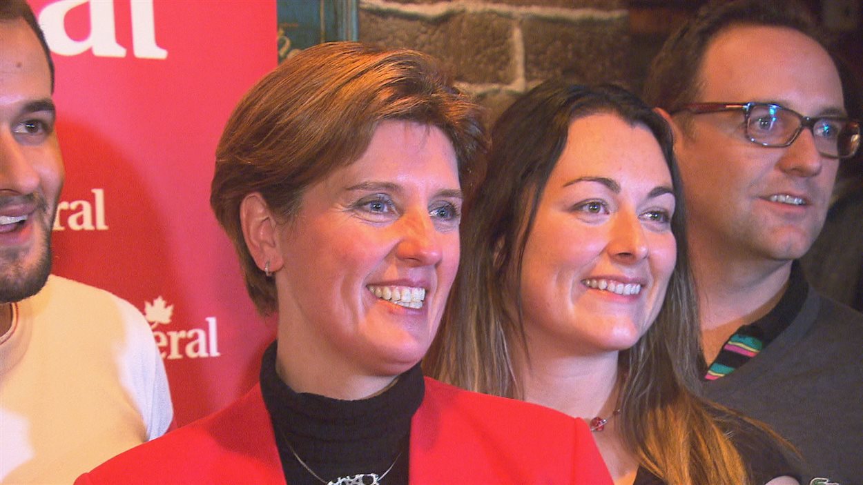 Marie-Claude Bibeau, élue dans Compton-Stanstead sous la bannière du PLC Marie-Claude Bibeau, élue dans Compton-Stanstead sous la bannière du PLC