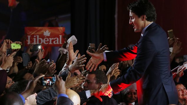 Justin Trudeau en territoire libéral