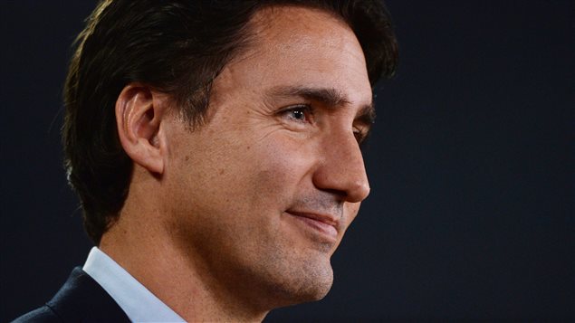 Justin Trudeau s'est adressé aux médias au Théâtre national de la presse à Ottawa.