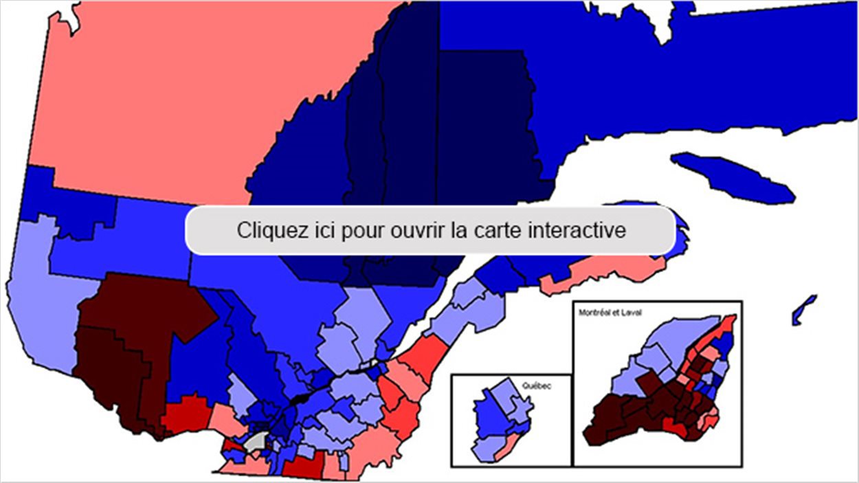 Carte interactive des résultats du référendum de 1995 Carte interactive des résultats du référendum de 1995