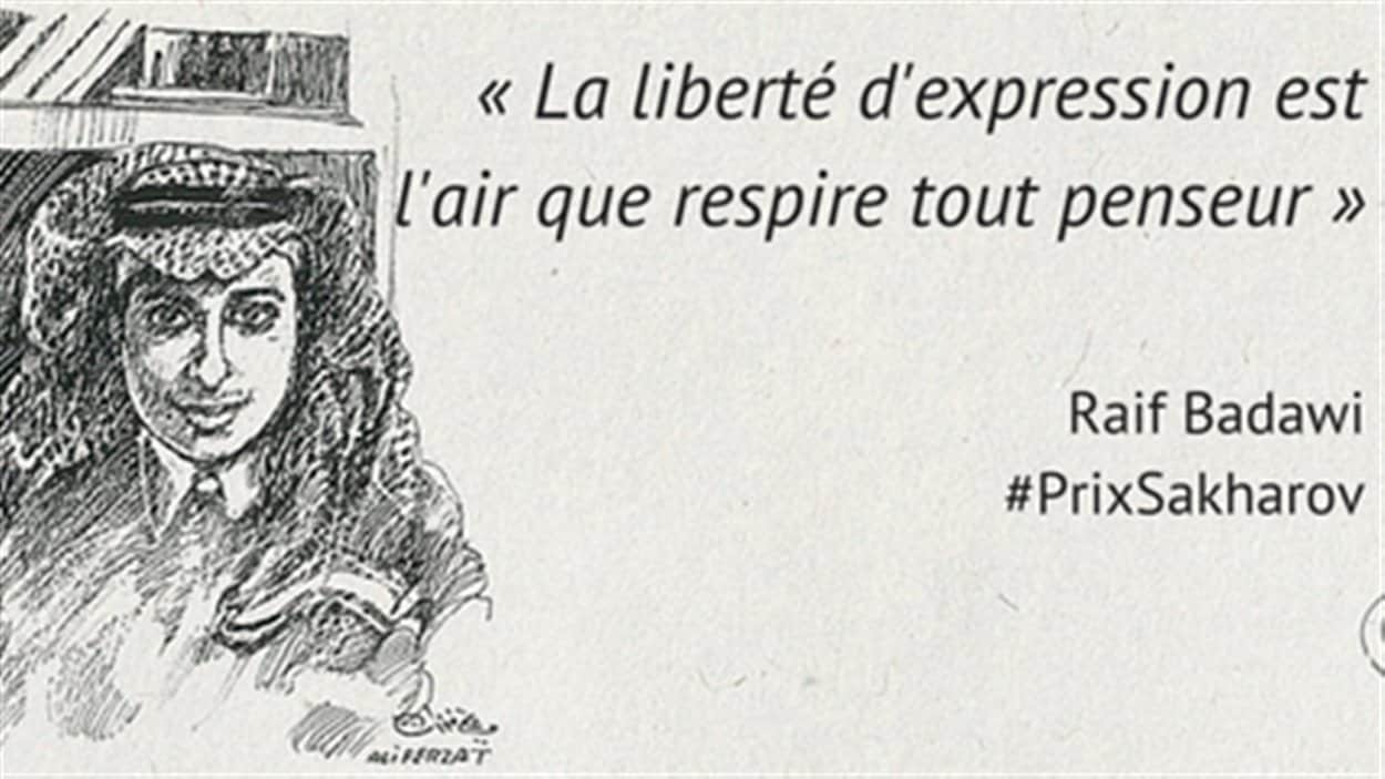 Raif Badawi remporte le Prix Sakharov Raif Badawi remporte le Prix Sakharov