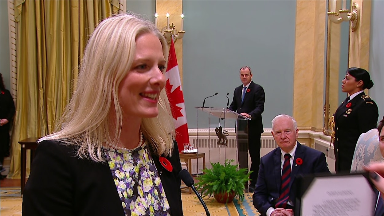 Catherine McKenna, ministre de l'environnement et du changement climatique Catherine McKenna, ministre de l'environnement et du changement climatique