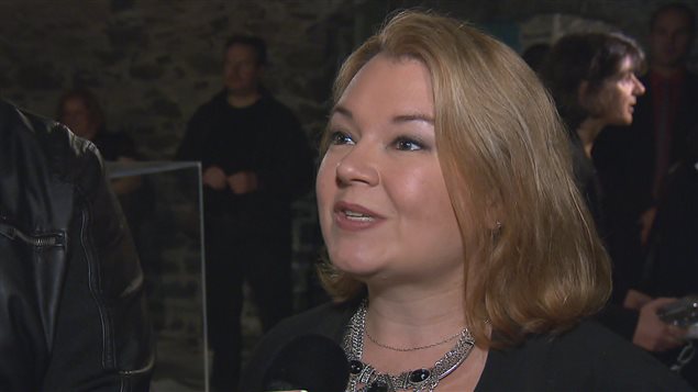 L'historienne experte Catherine Ferland a travaillé à authentifier la pièce. L'historienne experte Catherine Ferland a travaillé à authentifier la pièce.