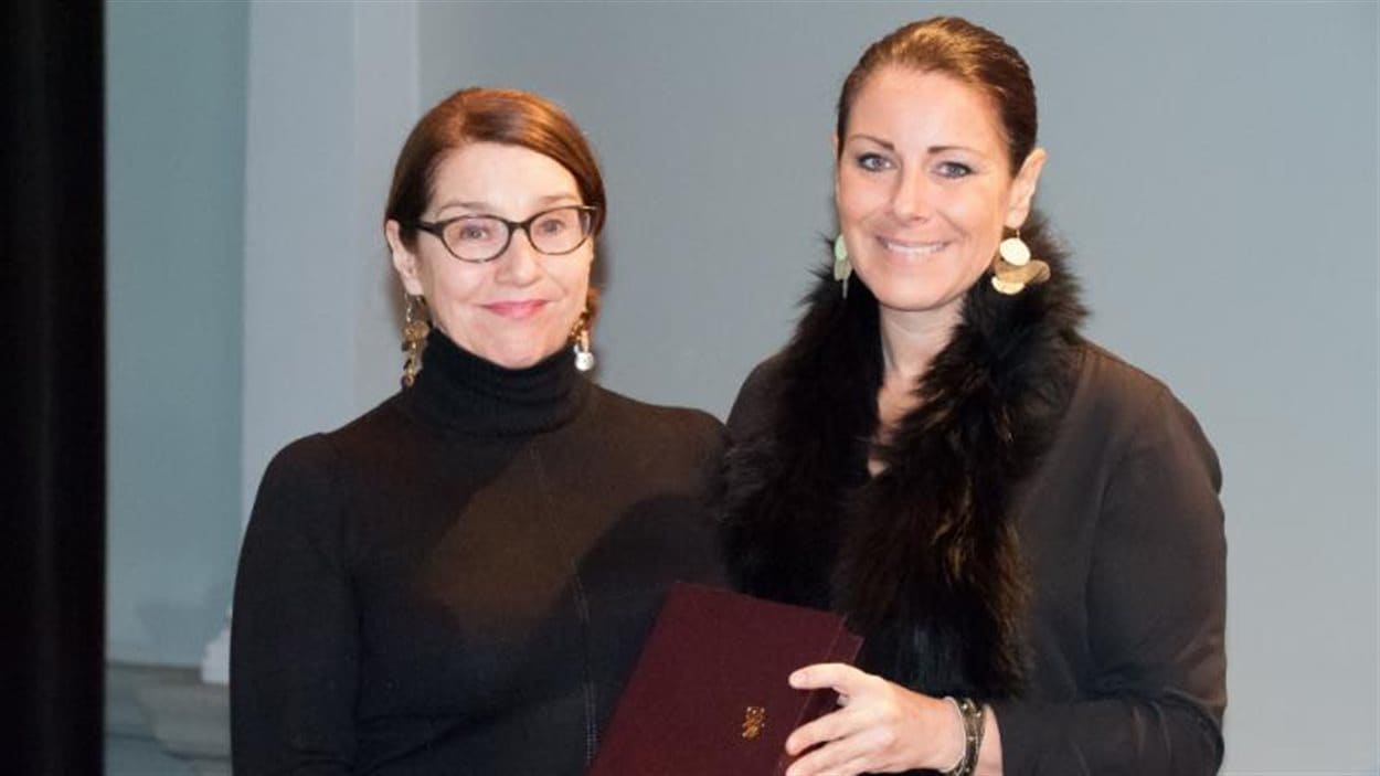 Dominique Robert et Manon Gauthier, membre du comité exécutif de la Ville de Montréal et responsable de la culture Dominique Robert et Manon Gauthier, membre du comité exécutif de la Ville de Montréal et responsable de la culture