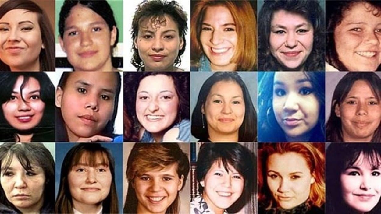 Des femmes autochtones assassinées ou disparues Photo : CBC/Radio-Canada Des femmes autochtones assassinées ou disparues Photo : CBC/Radio-Canada