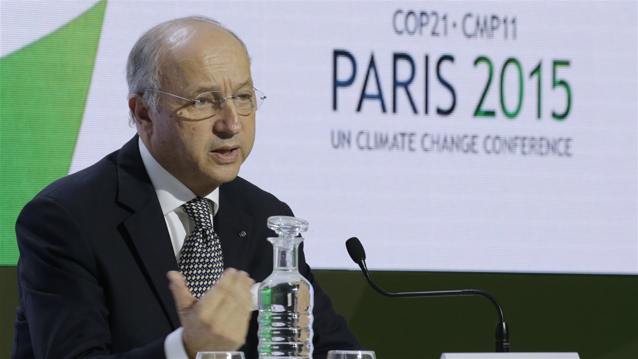 Le président de la conférence sur le climat de Paris, Laurent Fabius Le président de la conférence sur le climat de Paris, Laurent Fabius