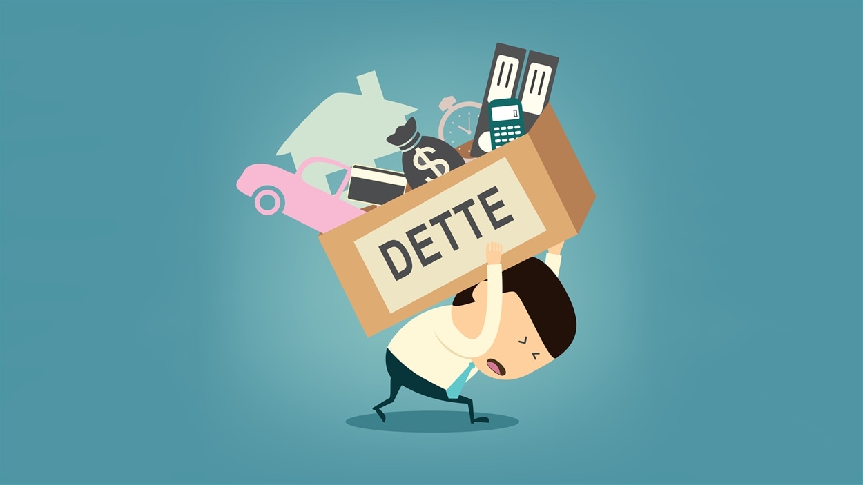 Le taux d’endettement des Canadiens est à plus de 165 % de nos revenus bruts. Le taux d’endettement des Canadiens est à plus de 165 % de nos revenus bruts.