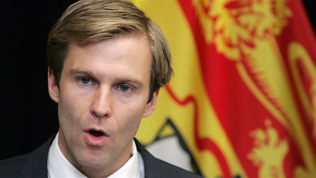 Le premier ministre du Nouveau-Brunswick, Brian Gallant Le premier ministre du Nouveau-Brunswick, Brian Gallant
