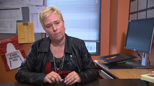 Nadine Lambert, vice-présidente responsable en soins infirmiers au syndicat du FSSS Nadine Lambert, vice-présidente responsable en soins infirmiers au syndicat du FSSS