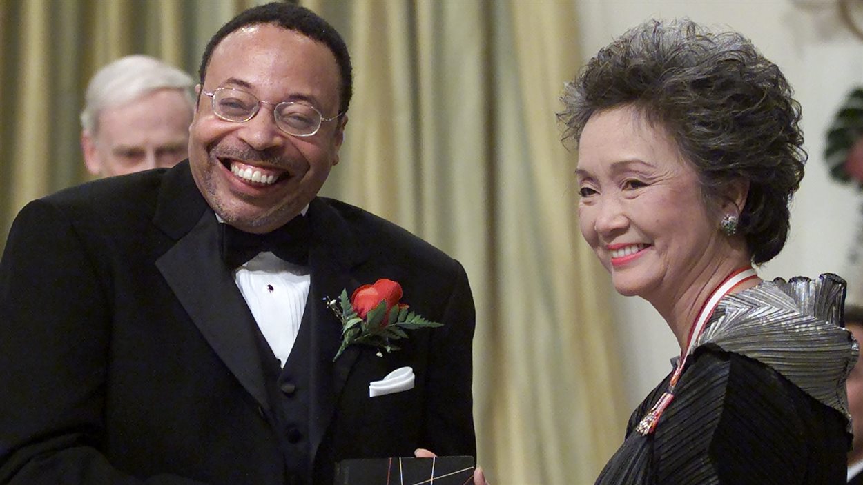 George Elliott Clarke et l'ancienne gouverneure générale du Canada, Adrienne Clarkson George Elliott Clarke et l'ancienne gouverneure générale du Canada, Adrienne Clarkson