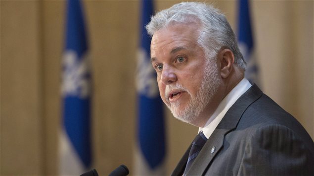 Le premier ministre du Québec Philippe Couillard. Le premier ministre du Québec Philippe Couillard.