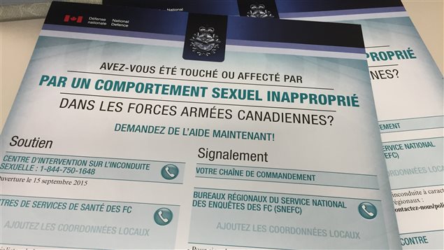 Document du Centre d'intervention contre l'inconduite sexuelle des Forces armées canadiennes Document du Centre d'intervention contre l'inconduite sexuelle des Forces armées canadiennes