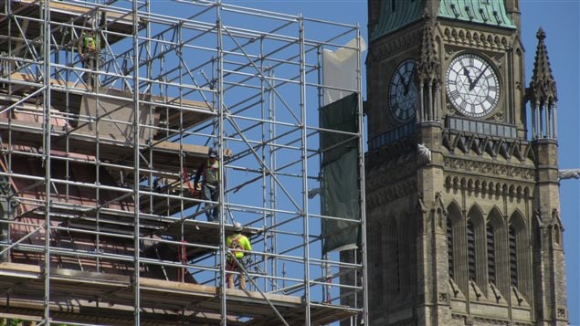 Travaux au parlement du Canada Travaux au parlement du Canada