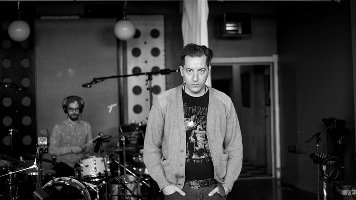Louis-Philippe Gingras et Mathieu Vézio (en arrière-plan) au studio Breakglass Louis-Philippe Gingras et Mathieu Vézio (en arrière-plan) au studio Breakglass
