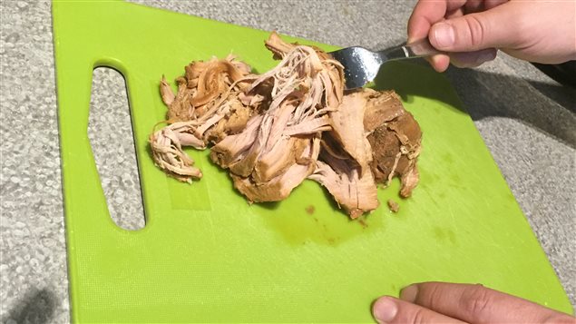 Porc effiloché Porc effiloché