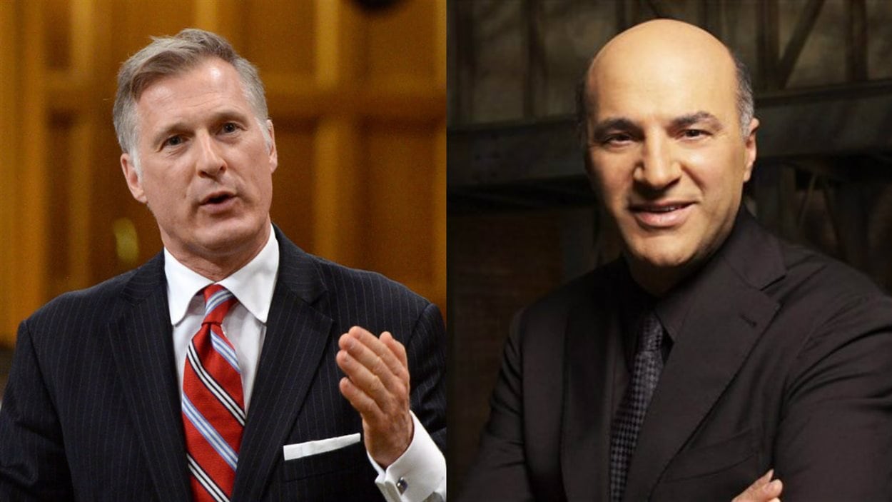 Maxime Bernier et Kevin O'Leary. Maxime Bernier et Kevin O'Leary.