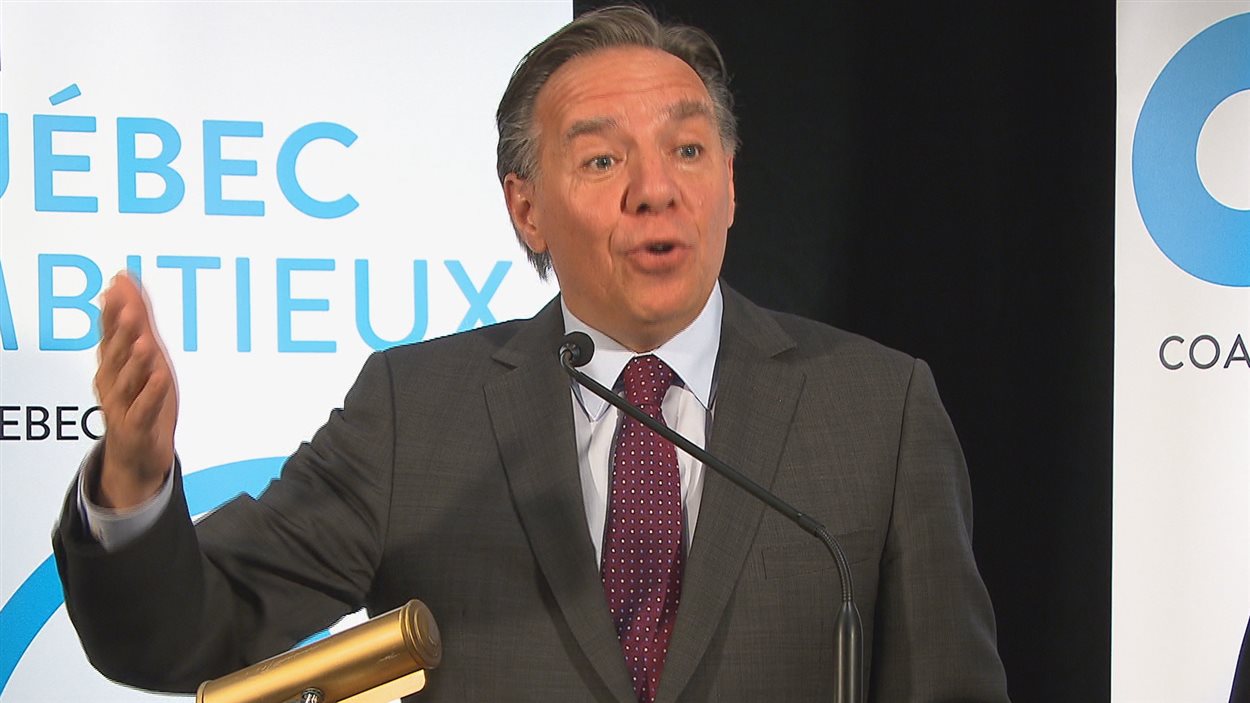 Le chef de la CAQ, François Legault Le chef de la CAQ, François Legault