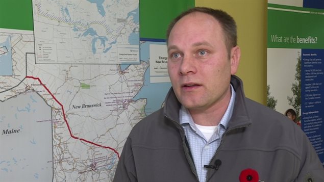 Tim Duboyce, porte-parole du projet Énergie Est à TransCanada. Tim Duboyce, porte-parole du projet Énergie Est à TransCanada.