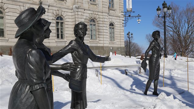 Le Monument hommage aux femmes en politique à Québec Le Monument hommage aux femmes en politique à Québec