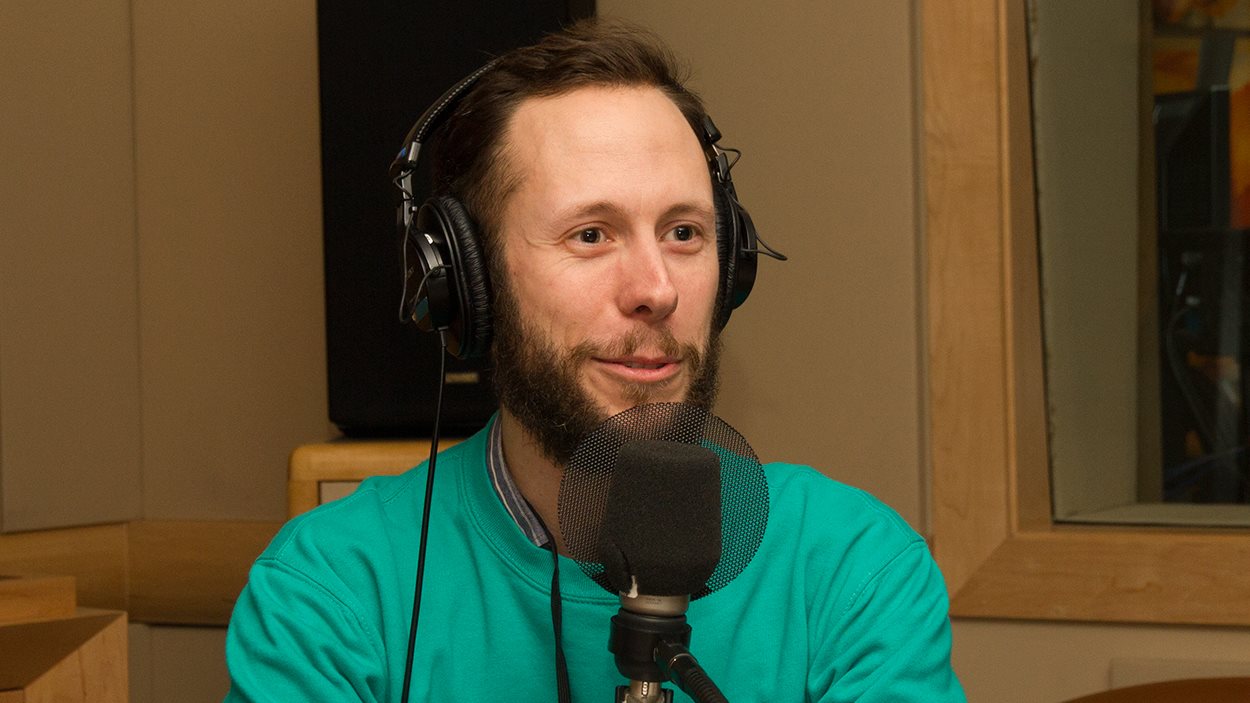 Le comédien, auteur et réalisateur Mathieu Handfield Le comédien, auteur et réalisateur Mathieu Handfield