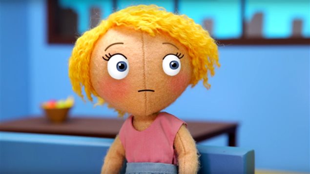 Un des personnages de la websérie <em>Mouvement deluxe</em>