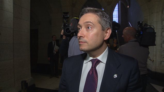 Le député de Saint-Maurice-Champlain, François-Philippe Champagne. Le député de Saint-Maurice-Champlain, François-Philippe Champagne.