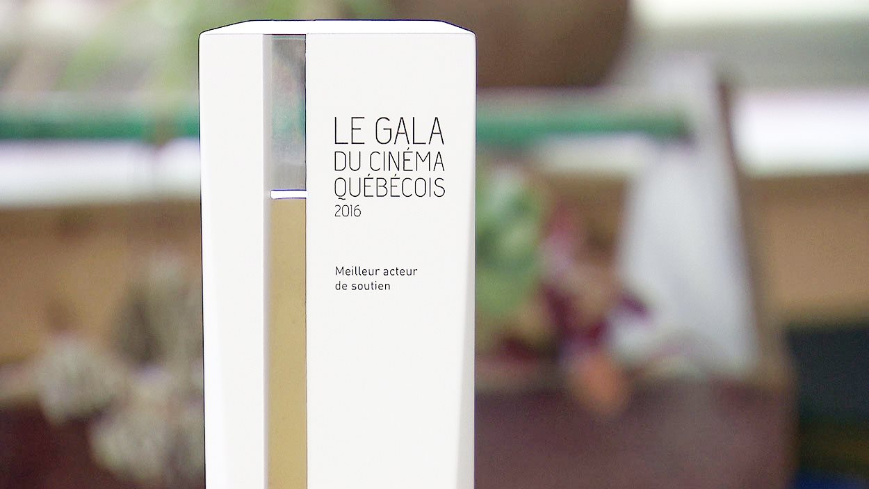 Le nouveau trophée du cinéma québécois Le nouveau trophée du cinéma québécois
