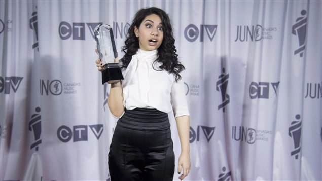 Alessia Cara est la révélation de l'année des Juno 2016 Alessia Cara est la révélation de l'année des Juno 2016