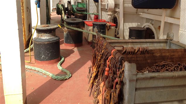 Les postes d'amarrage du Bella Desgagnés. Les postes d'amarrage du Bella Desgagnés.