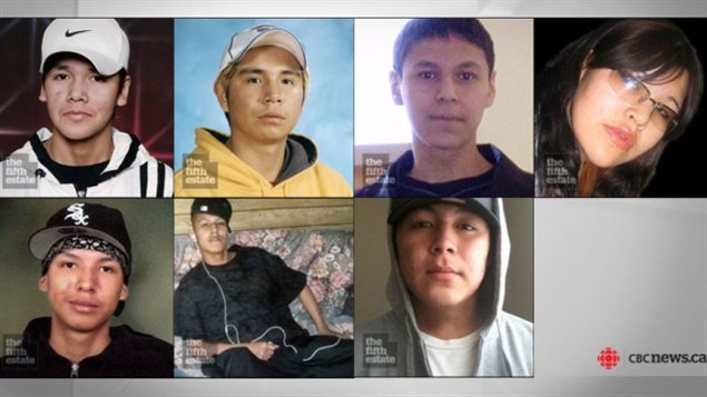 L'enquête du coroner porte sur la mort de ces sept jeunes authochtones qui fréquentaient l'école secondaire à Thunder Bay. L'enquête du coroner porte sur la mort de ces sept jeunes authochtones qui fréquentaient l'école secondaire à Thunder Bay.