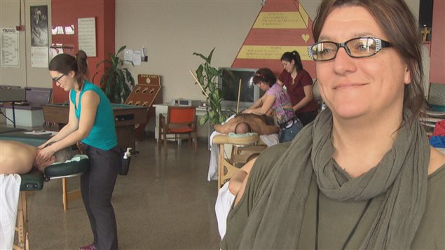 Annick Bélanger, une intervenante sociale du Partage Saint-François Annick Bélanger, une intervenante sociale du Partage Saint-François