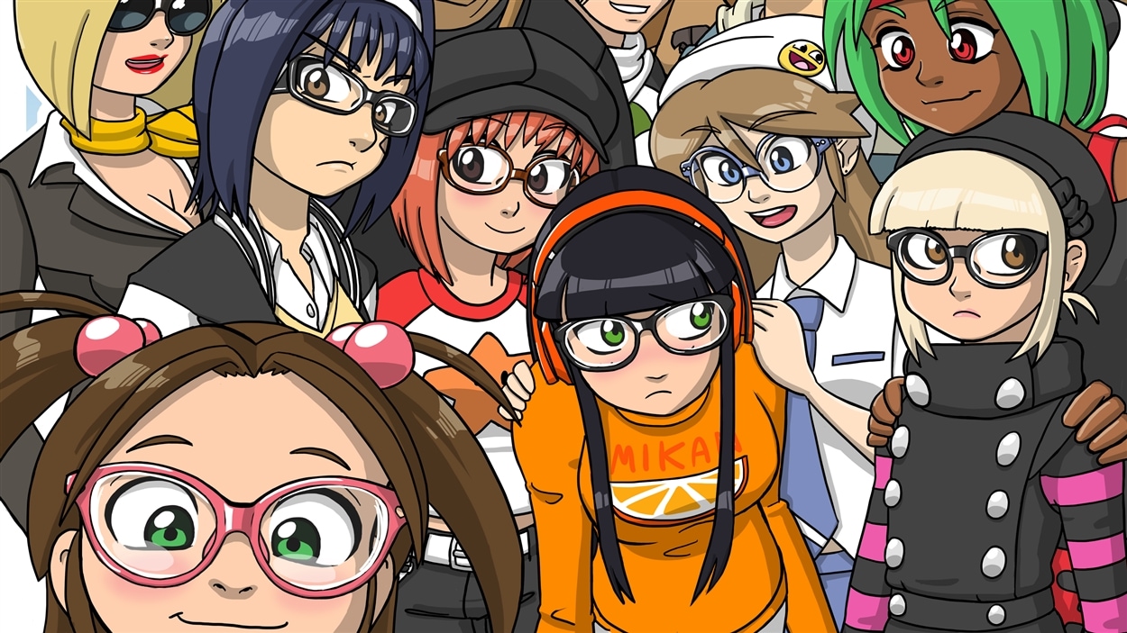 Les personnages de Frivolesque, une création de Dez Les personnages de Frivolesque, une création de Dez