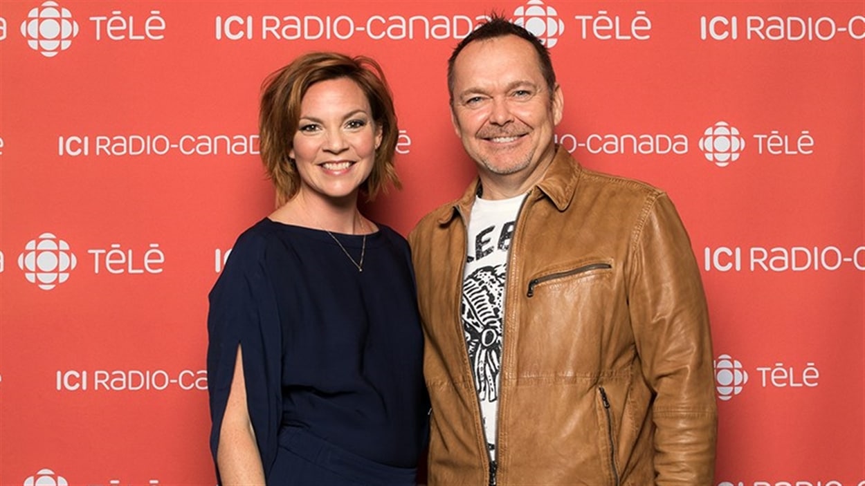 Catherine Proulx-Lemay et Jean-Michel Anctil de la télésérie « Mes petits malheurs » Catherine Proulx-Lemay et Jean-Michel Anctil de la télésérie « Mes petits malheurs »