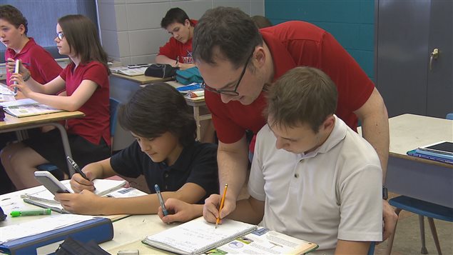 Une classe du Séminaire de Chicoutimi Une classe du Séminaire de Chicoutimi