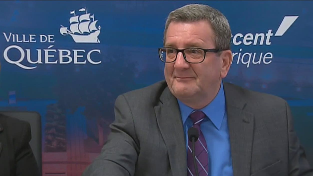 Le maire de Québec, Régis Labeaume. Le maire de Québec, Régis Labeaume.